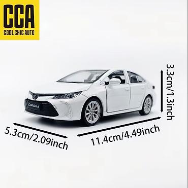 corolla 2021: Məhsul: Toyota Corolla sedanın detalı yüksək olan miniatur modeli (CCA — 5