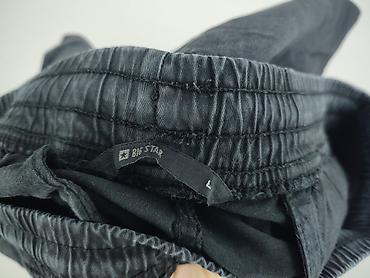 czarne cargo pull and bear: Big Star, Spodnie dresowe dla mężczyzn, rozmiar L — 4