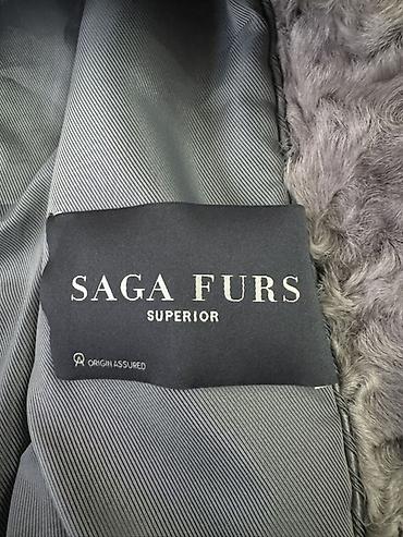 Üst geyimi: SAGA FURS Superior boz rəng kürk paltosu - Brend: SAGA FURS (Superior — 2