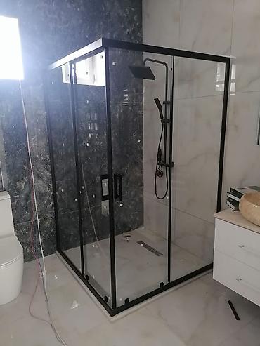 Duş kabinaları, arakəsmələr: Yeni Arakəsmə, Künc üçün, Ödənişli çatdırılma — 21