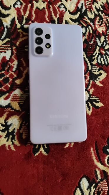 samsung 6: Samsung Galaxy A52, 128 ГБ, цвет - Фиолетовый, Отпечаток пальца, Две SIM карты, С документами