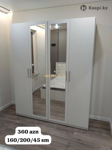 paltar şkafları: Yeni, 3 qapılı Düz dolab, Qarderob, paltar dolabı