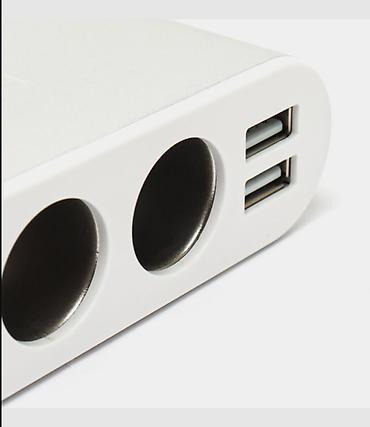 прикуриватель машин: Авто зарядка‑разветвитель REGRSI C‑13 LCD One‑Pull‑Three + 2 USB — 3