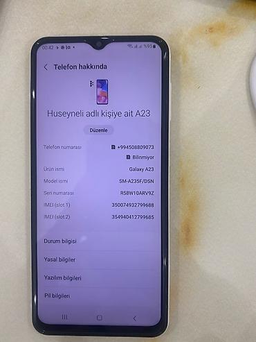a23 ekran: Samsung Galaxy A23, rəng - Ağ, İki sim kartlı — 4