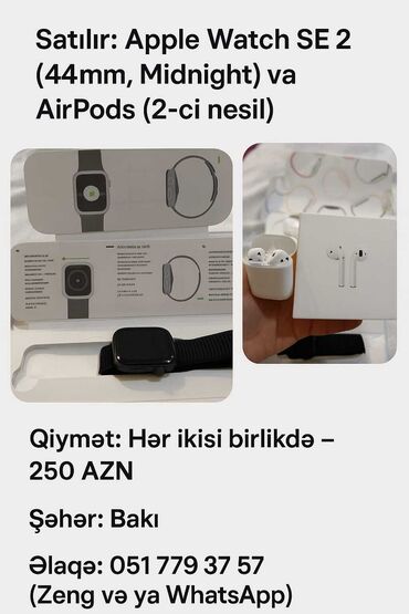 Smart saatlar: İşlənmiş, Smart saat, Apple, Sensor ekran, rəng - Qara