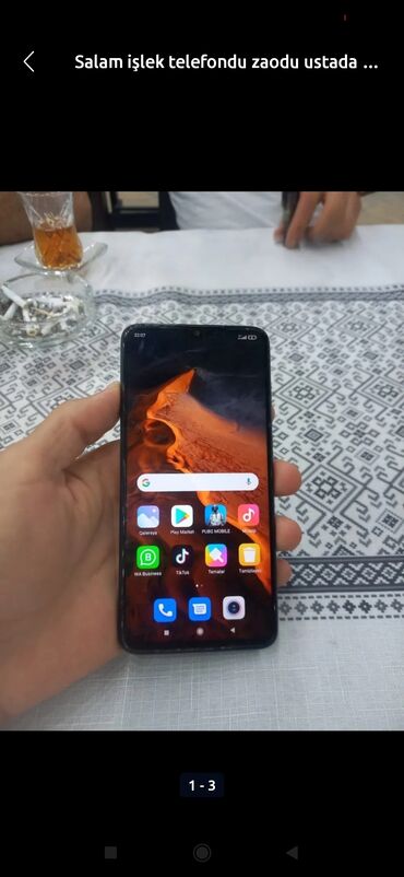 Opel: Redmi Note 8 Pro, 64 GB, rəng - Göy, Barmaq izi