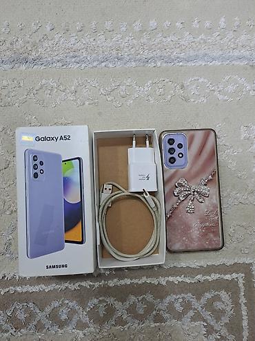 Samsung: Samsung Galaxy A52, 128 GB, rəng - Bənövşəyi, İki sim kartlı — 4