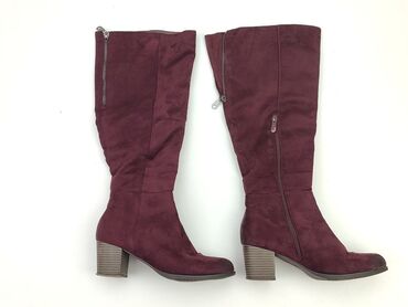 kolorowe bluzki damskie: High boots for women, 39, condition - Good