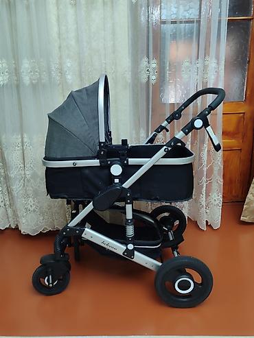 maxi cosi: Uşaq arabası – Babacoo markası, 3 təkərli ön dönər blok və iri arxa — 4