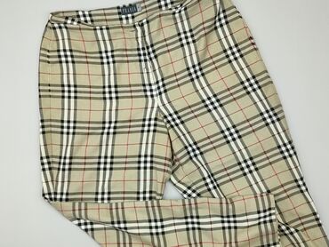 spodnie damskie czarne materiałowe: Material trousers, XL (EU 42), condition - Good