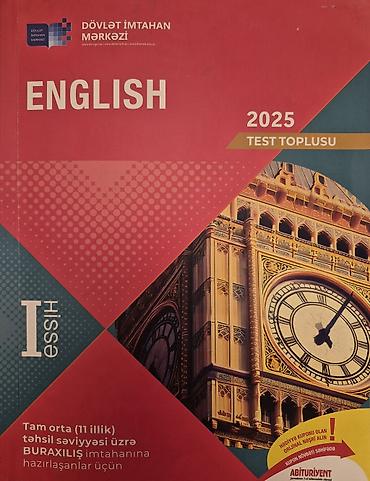 Testlər: İngilis dili Testlər 11-ci sinif, DİM, 1-ci hissə — 1