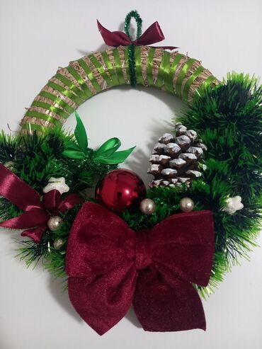Praznična dekoracija: Venac, bоја - Šareno, Novo — 6