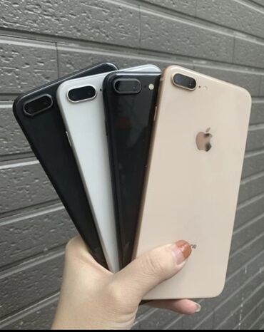 Apple iPhone: IPhone 8 Plus, Б/у, 64 ГБ, Защитное стекло, Кабель, 88 %