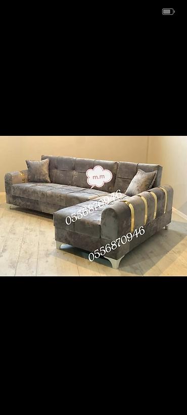 smart açar: Künc divan, Qonaq otağı üçün, Parça, Bazalı, Açılan, Kitab — 4