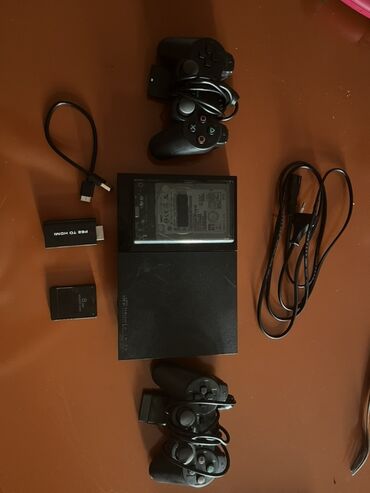 playstation 2 fat: PlayStation 2 Slim komplekti - PS2 Slim prosifkali 500gb hard disk