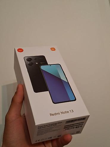 Redmi: Xiaomi Redmi Note 13 – qutu və aksesuarları ilə. Açılmayıb. - Model — 9