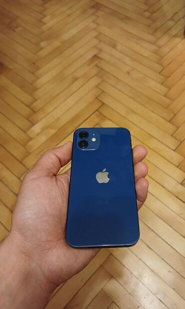 ayfon 12 islenmis: IPhone 12, 64 GB, Mavi, Zəmanət, Simsiz şarj, Face ID