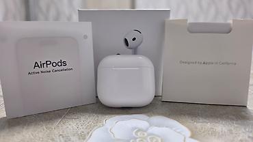 İşlənmiş Simsiz (Bluetooth) Qulaqcıqlar, Apple, rəng - Ağ