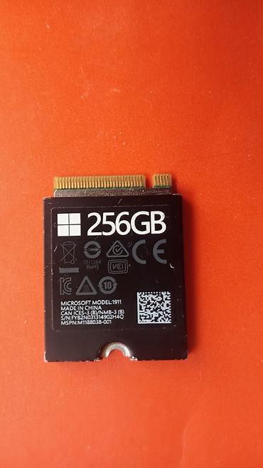 čitač lične karte: Microsoft NVMe M.2 2230 SSD – 256GB (Model 1911) - Kapacitet: 256GB - — 1