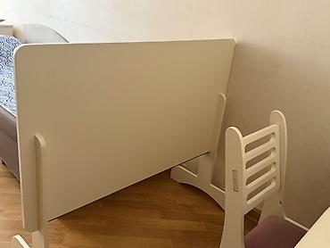 ders masa: Uşaq/yeniyetmə otağı üçün mebel dəsti Tərkibi: - Tək nəfərlik çarpayı — 1