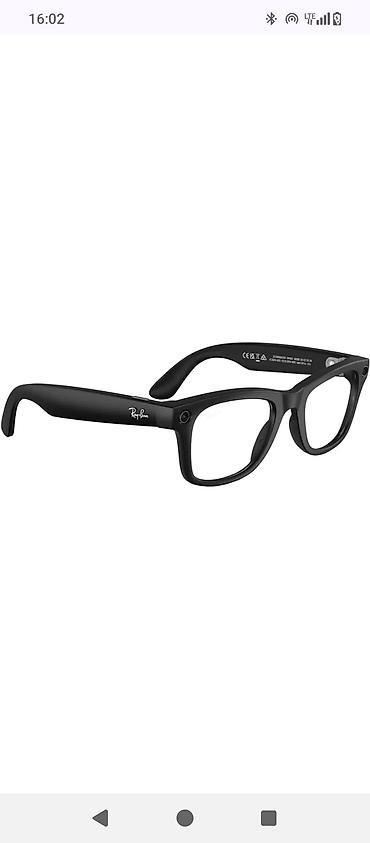 VR көз айнек: Очки Ray‑Ban Meta Wayfarer (умные очки) - Модель: Ray‑Ban Meta — 2