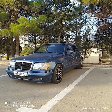 lalafo masin satisi mercedes: Mercedes-Benz sedan – satılır - Korpus: klassik W124 gövdə, tünd mavi — 5