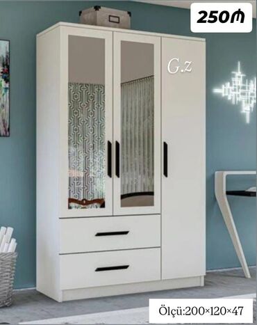 Dolablar: Yeni, Açılan, 4 qapılı Düz dolab, Qarderob, paltar dolabı — 7