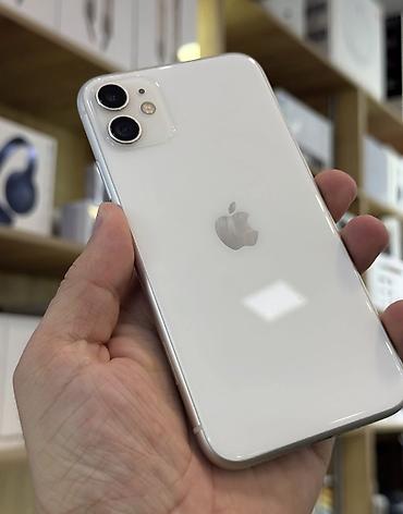 IPhone 11, 128 GB, Ağ, Zəmanət, Simsiz şarj, Face ID lalafo.az -da IPhone 11, 128 GB, Ağ, Zəmanət, Simsiz şarj, Face ID