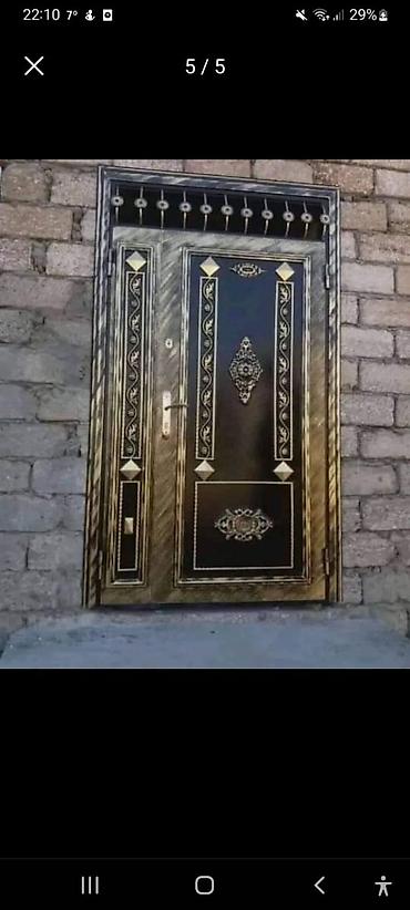 Həyət darvazaları: Istəyinizə uyğun demir Qapi ve darvazalar sifarişlə hazırlayıb — 1