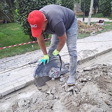 daş hörgüsünün qiyməti: Beton və asfalt kəsimi xidməti - Yol, səkilik, meydança və — 2