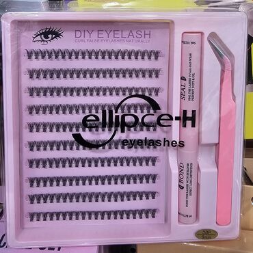 Kosmetika dəstləri: Ellipce-H DIY Eyelash – fərdi dəstəli süni kiprik seti temu kirpiklər — 6