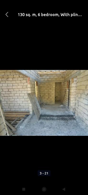 kohne mebel aliram 2026: 130 m² sahəli, 6 otaqlı fərdi ev layihəsi. Daş divarlı tikili, möhkəm — 1