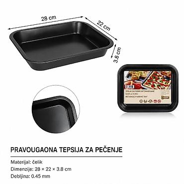 KMT Pravougaona duboka kvadratna ploča 2406144 Pravougaona duboka na lalafo.rs KMT Pravougaona duboka kvadratna ploča 2406144 Pravougaona duboka
