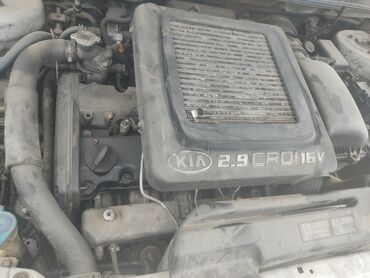 Двигатели, моторы и ГБЦ: Дизельный мотор Kia 2003 г., 2.9 л, Б/у, Оригинал