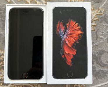 Apple iPhone: IPhone 6s, Б/у, 64 ГБ, Space Gray, Коробка