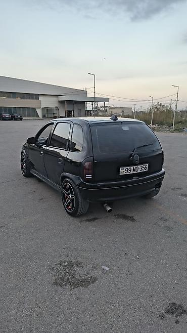 opel stra: Avtomobil: Opel Corsa B (5 qapı, hetçbek) Rəng: Qara, tam qara üslub — 8