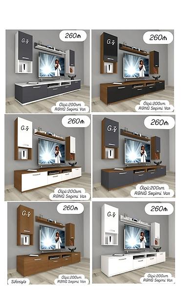 Ev üçün digər mebel: *Yeni✨Tv Stend 260Azn* ✔️İstehsal Rusiya Laminat 18/lik qalınlıqda — 1