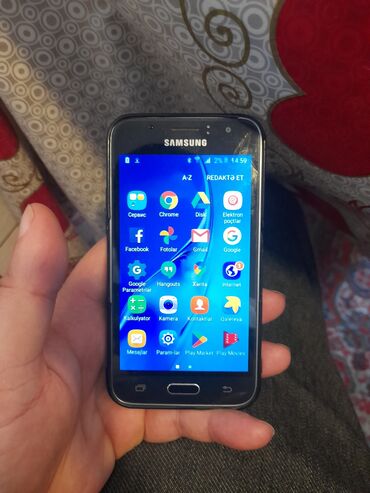 telefon aksesuarlari satisi: Samsung Galaxy J1, rəng - Qara