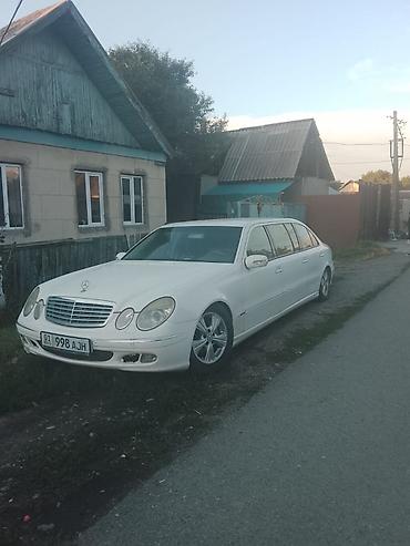 лимузина: Mercedes-Benz E‑Class (W211) лимузин, белый. - Длиннобазная версия с — 1