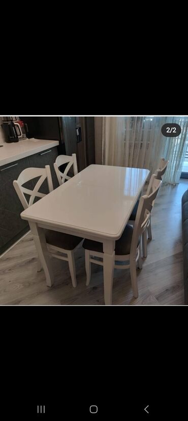 Mətbəx mebeli: Mebel paketı – müasir mətbəx, yemək masası dəsti, yataq və qarderob - — 2