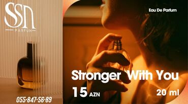 narkotik etir kisi ucun: Stronger With You – Ətir sevərlərə xüsusi fürsət! SSN Parfume-dən