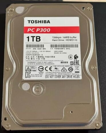внешний жесткий диск 1 тб дешево: Накопитель, Б/у, Toshiba, 1 ТБ, Для ПК