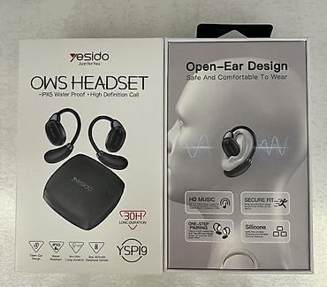 Audio: Yeni Simsiz (Bluetooth) Qulaqcıqlar, rəng - Qara — 3
