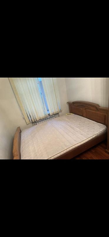 Ev üçün mebel: Matrasli taxt - Material: təbii ağacdan hazırlanmış möhkəm karkas — 5