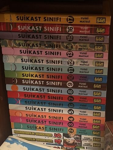 Komikslər, manqa: Məhsul: “Suikast Sınıfı” (Assassination Classroom) manga seriyası –