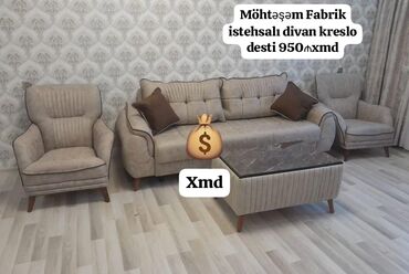 Mətbəx mebeli: Yeni, Divan, 2 kreslo