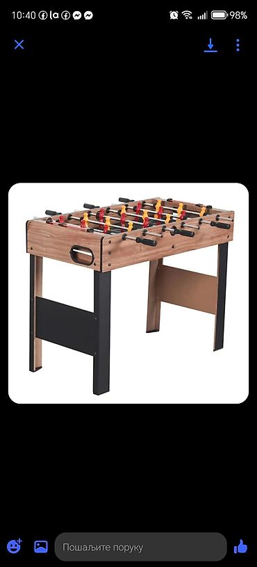 vt 401 k: Stoni fudbal (foosball) – drvena konstrukcija - Kompaktan sto za — 1