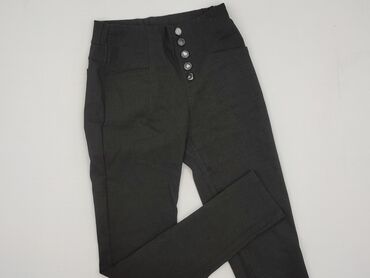 spodnie pumpy lata 80: Spodnie materiałowe damskie, rozmiar S