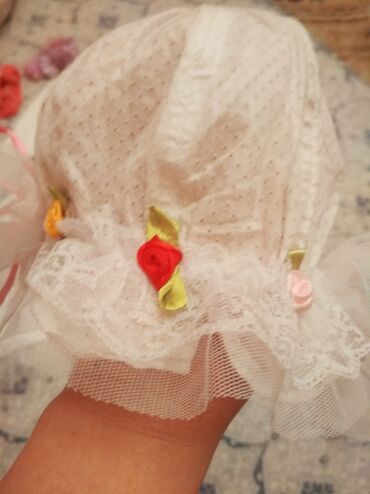 Платья: Детское платье, цвет - Белый, Б/у — 9