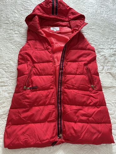 женские шерстяные кофты: Jilet, XL, rəng - Qırmızı